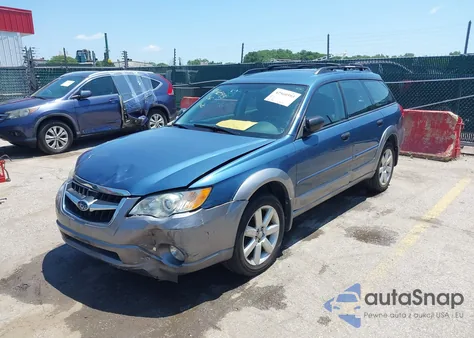 2009 Subaru Outback 2.5I z USA, uszkodzony, nr VIN 4S4BP61C097329829